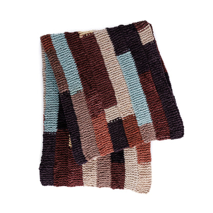 Bernat Patchwork Strips Knit Quilt Patchwork Strips Knit Quilt made using Bernat yarn
