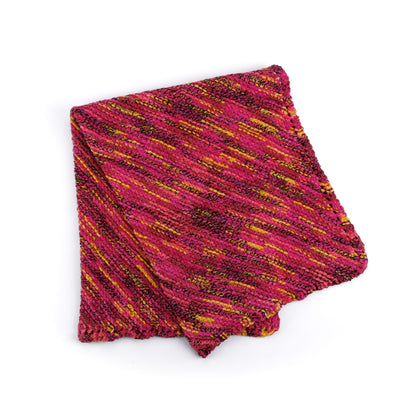Bernat Tilted Spectrum Knit Blanket Tilted Spectrum Knit Blanket made using Bernat yarn