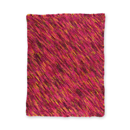 Bernat Tilted Spectrum Knit Blanket Tilted Spectrum Knit Blanket made using Bernat yarn