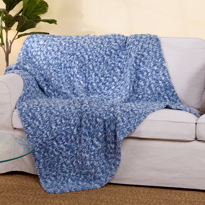 Bernat Moonspell Knit Blanket Moonspell Knit Blanket made using Bernat yarn
