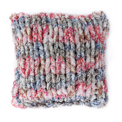 Bernat Thick Stripes Knit Pillow Thick Stripes Knit Pillow made using Bernat yarn
