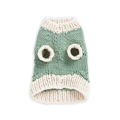 Bernat Classic Knit Sweater for Dogs Knit Pet Sweater made in Bernat Maker Yarn