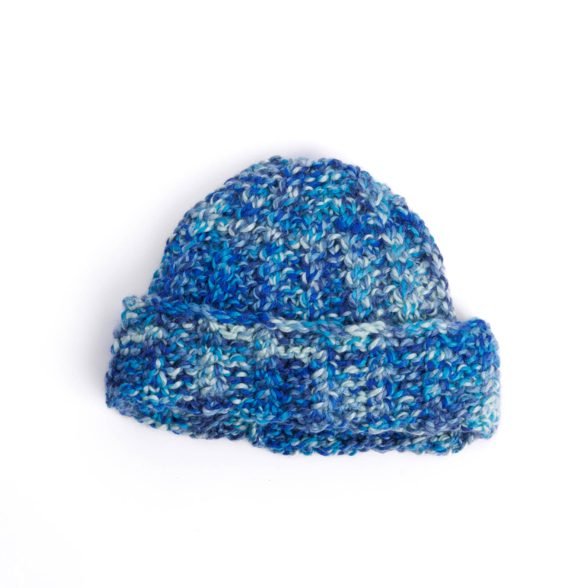 Cozy Twist Knit Hat made using Bernat yarn
