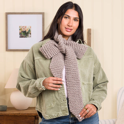 Bernat Edgepoint Knit Scarf Edgepoint Knit Scarf made using Bernat yarn