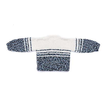 Bernat Pixilated Stripes Knit Pullover Pixilated Stripes Knit Pullover made using Bernat yarn