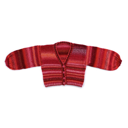 Bernat Knit Kinship Cardigan Knit Kinship Cardigan made using Bernat yarn on a white background