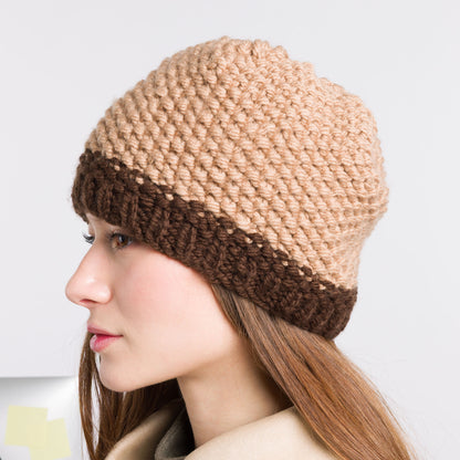 Bernat City Chic Knit Hat and Scarf Set City Chic Knit Hat And Scarf Set made using Bernat yarn