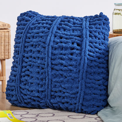 Bernat Willow Whisper Finger Knit Pillow Willow Whisper Finger Knit Pillow made using Bernat yarn