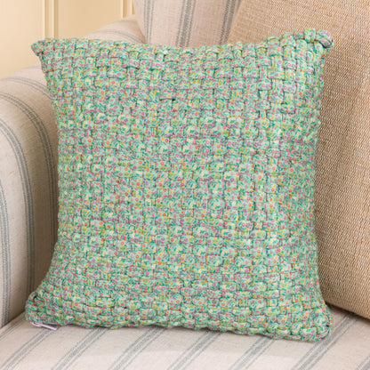 Bernat Wildflower Weave Pillow Wildflower Weave Pillow made using Bernat yarn