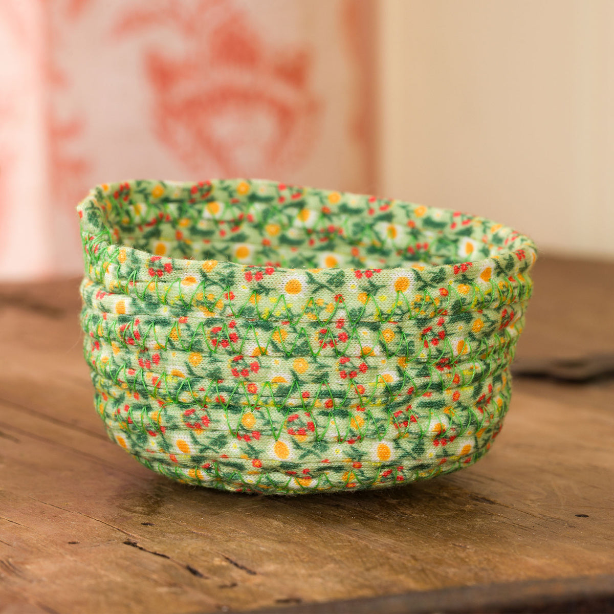 Fab Sewn Catch-All Bowls made using Bernat yarn