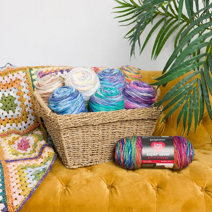 Red Heart Super Saver Bitty Stripes Yarn All Variants