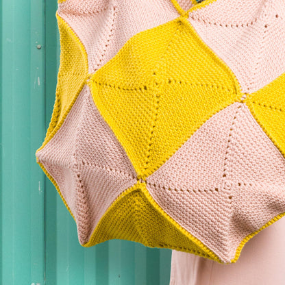Caron Checkered Squares Crochet Bag Crochet Bag made in Caron Yarn