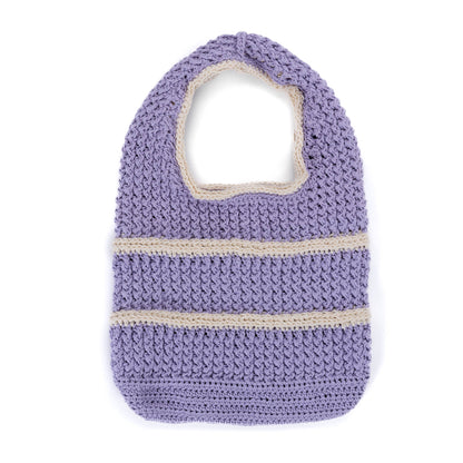 Caron Crochet Knotty Beach Bag Lavender