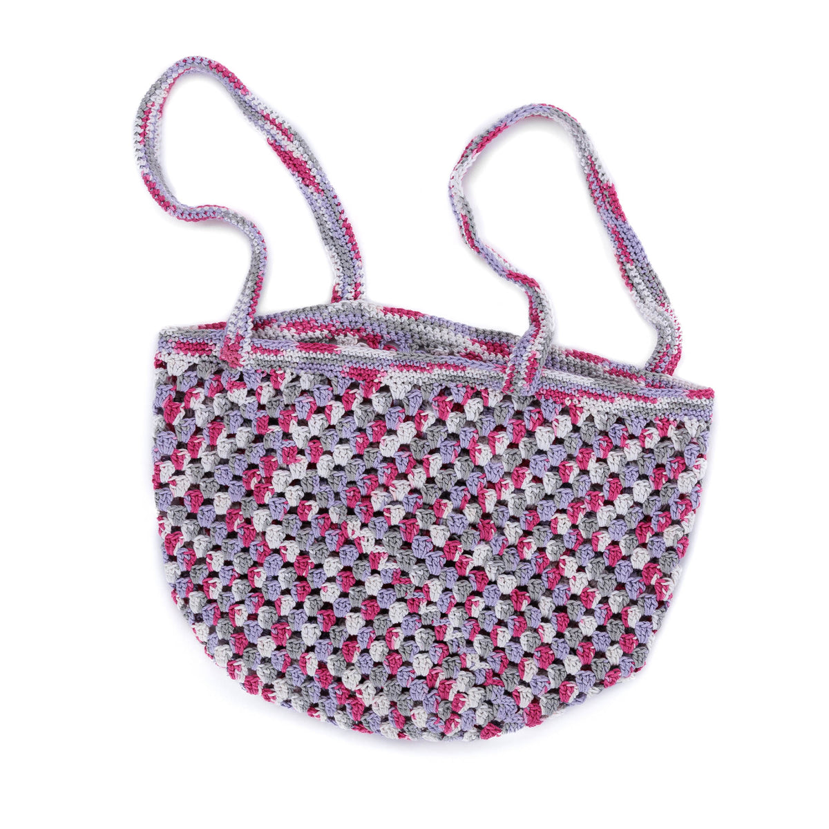 Cotton Companion Crochet Bag Set made using Caron yarn