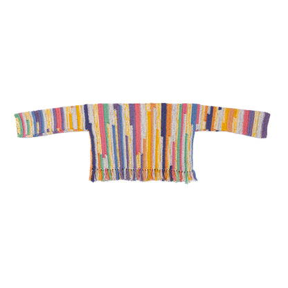 Caron For the Fringe Festival Crochet Sweater For The Fringe Festival Crochet Sweater made using Caron yarn