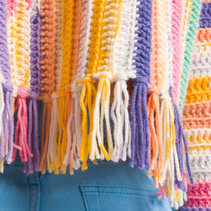 Caron For the Fringe Festival Crochet Sweater For The Fringe Festival Crochet Sweater made using Caron yarn
