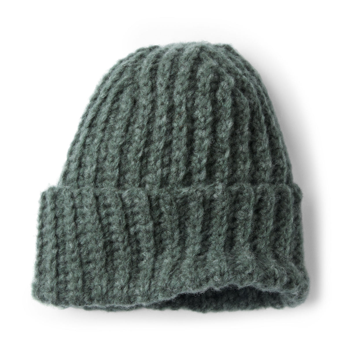Corrugated Crochet Hat made using Patons yarn