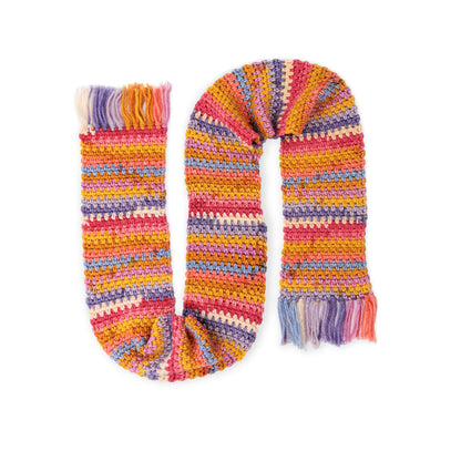 Caron Simple Striping Crochet Scarf Caron Simple Striping Crochet Scarf