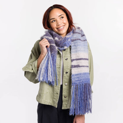 Caron Crochet Cozy Cafe Wrap Crochet Cozy Cafe Wrap made using Caron yarn