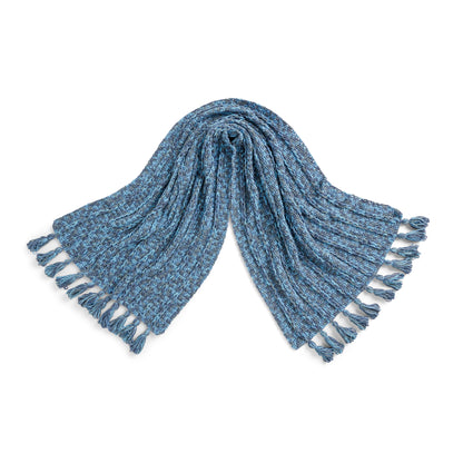 Caron Chain Ridge Crochet Shawl Crochet Shawl made in Caron Colorama Bamboo Blend Yarn