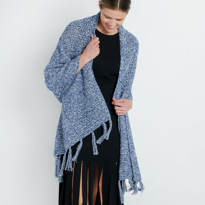 Caron Crochet Ridges Blanket Wrap Crochet Ridges Blanket Wrap made using Caron yarn