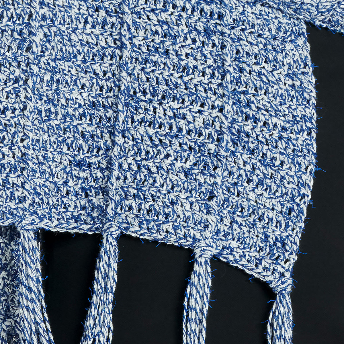 Crochet Ridges Blanket Wrap made using Caron yarn