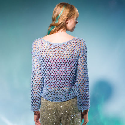 Caron Glimmerwave Beaded Top Glimmerwave Beaded Top made using Caron yarn