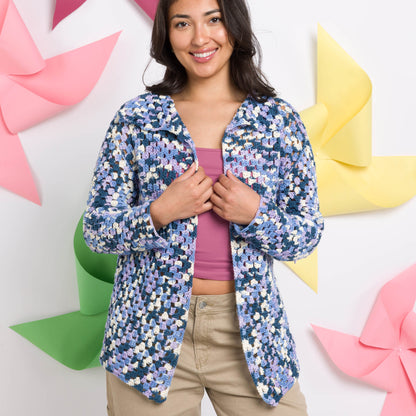 Caron Comfort Crochet Cardigan Comfort Crochet Cardigan made using Caron yarn