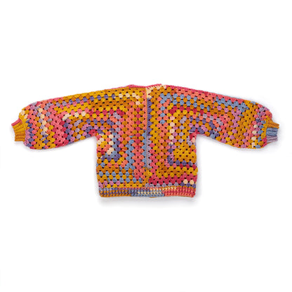 Caron Crochet Hexi-Cardigan Crochet Hexi-Cardigan made using Caron yarn