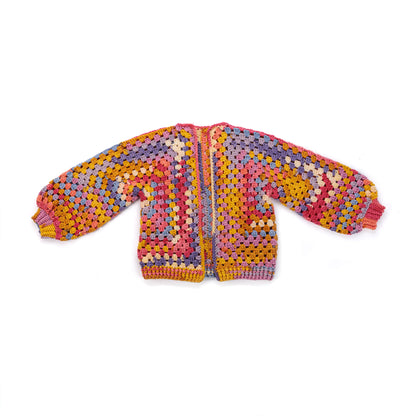 Caron Crochet Hexi-Cardigan Crochet Hexi-Cardigan made using Caron yarn