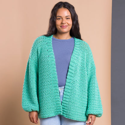 Caron Nice and Easy Crochet Cardigan Nice And Easy Crochet Cardigan made using Caron yarn