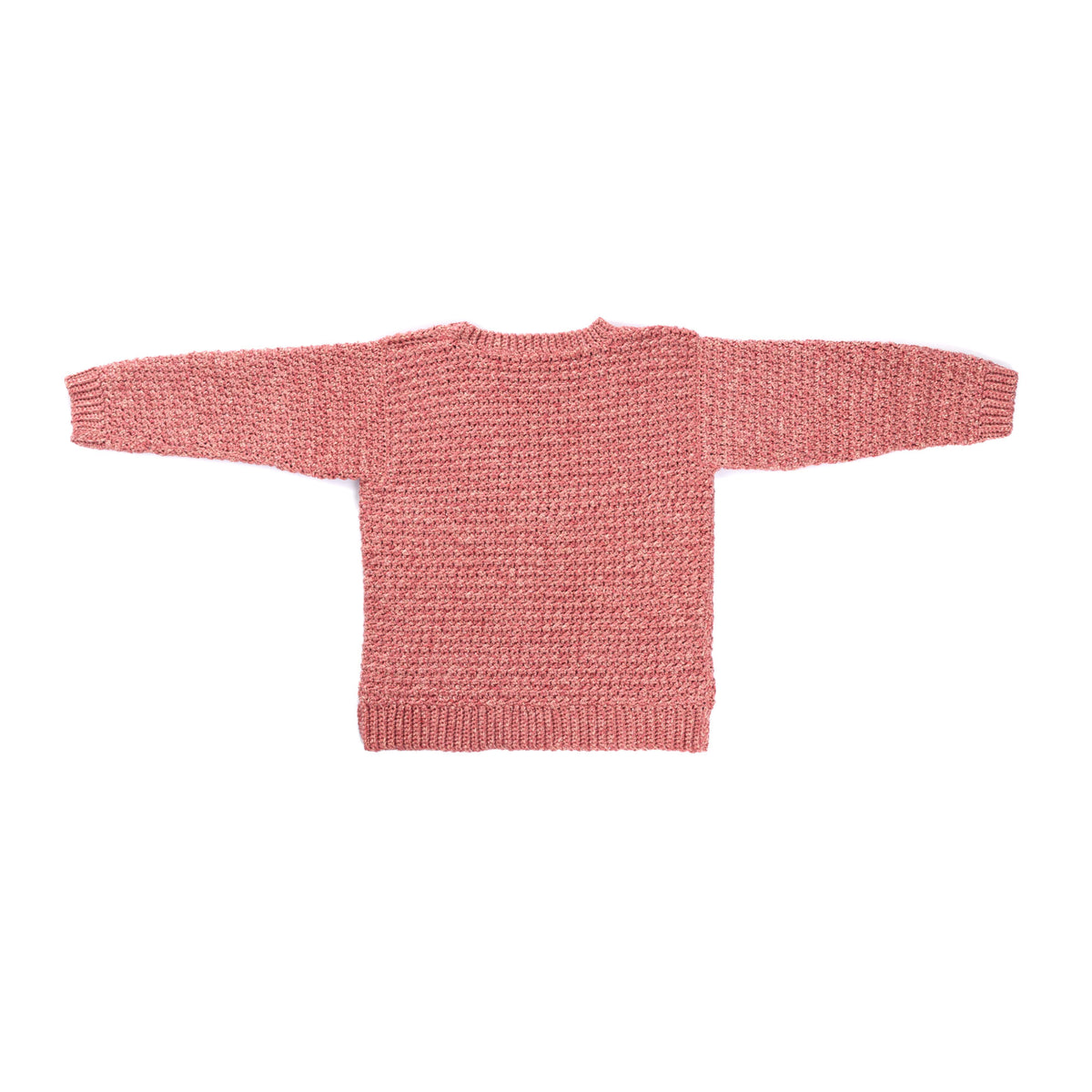 Forever Favorite Crochet Pullover made using Caron yarn