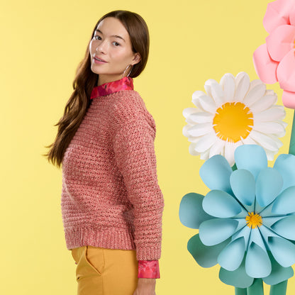 Caron Forever Favorite Crochet Pullover Forever Favorite Crochet Pullover made using Caron yarn