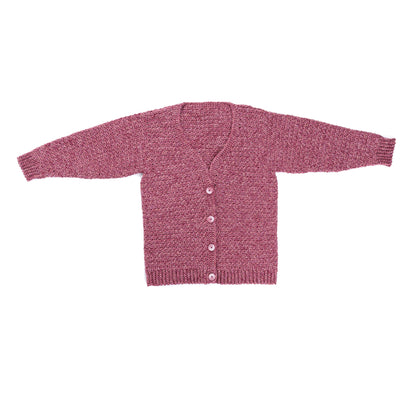Caron Simply Perfect Crochet Cardigan Simply Perfect Crochet Cardigan made using Caron yarn on a white background
