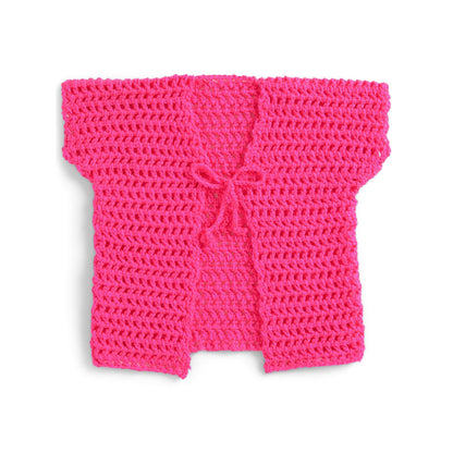 Caron Crochet Mesh Vest Crochet  made in Caron Simply Soft yarn