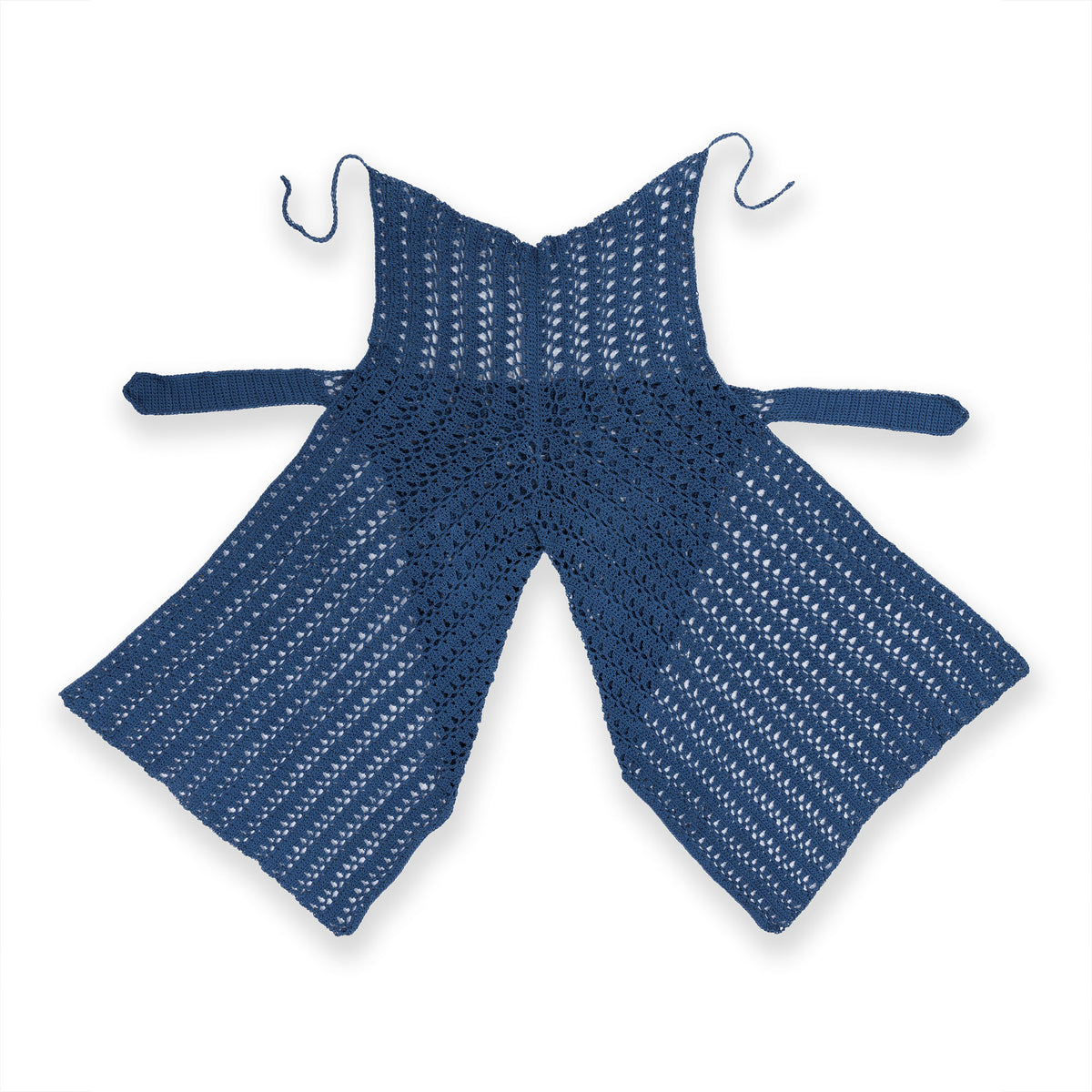 Crochet Seabreeze Mesh Wrap Pants made using Caron yarn