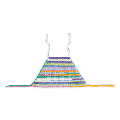 Caron Crochet Halter Top Crochet Top made in Caron Cinnamon Swirl Cakes Yarn