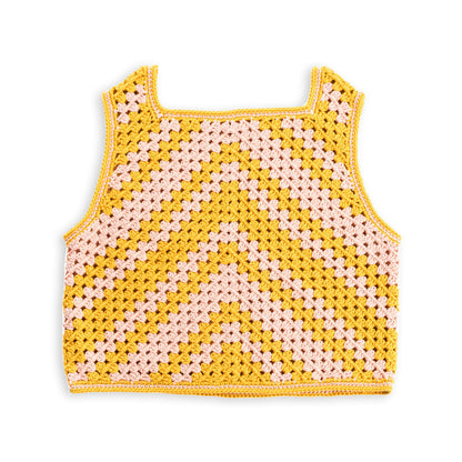 Caron Chevron Crochet Granny Top Chevron Crochet Granny Top made using Caron yarn