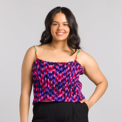 Caron Crochet Top That Crop Top and Sleeves Crochet Top That Crop Top And Sleeves made using Caron yarn