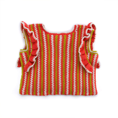 Caron Fruit Roll up Crochet Top Fruit Roll Up Crochet Top made using Caron yarn