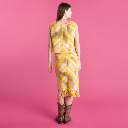 Caron Chevron Crochet Granny Skirt Chevron Crochet Granny Skirt made using Caron yarn
