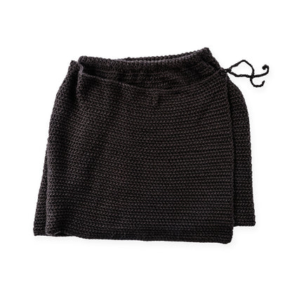 Caron Total Betty Crochet Wrap Skirt Total Betty Crochet Wrap Skirt made using Caron yarn on a white background