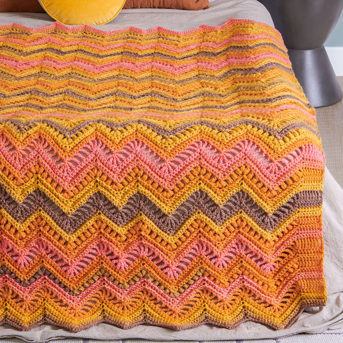 Crochet  made in Caron Jumbo yarn