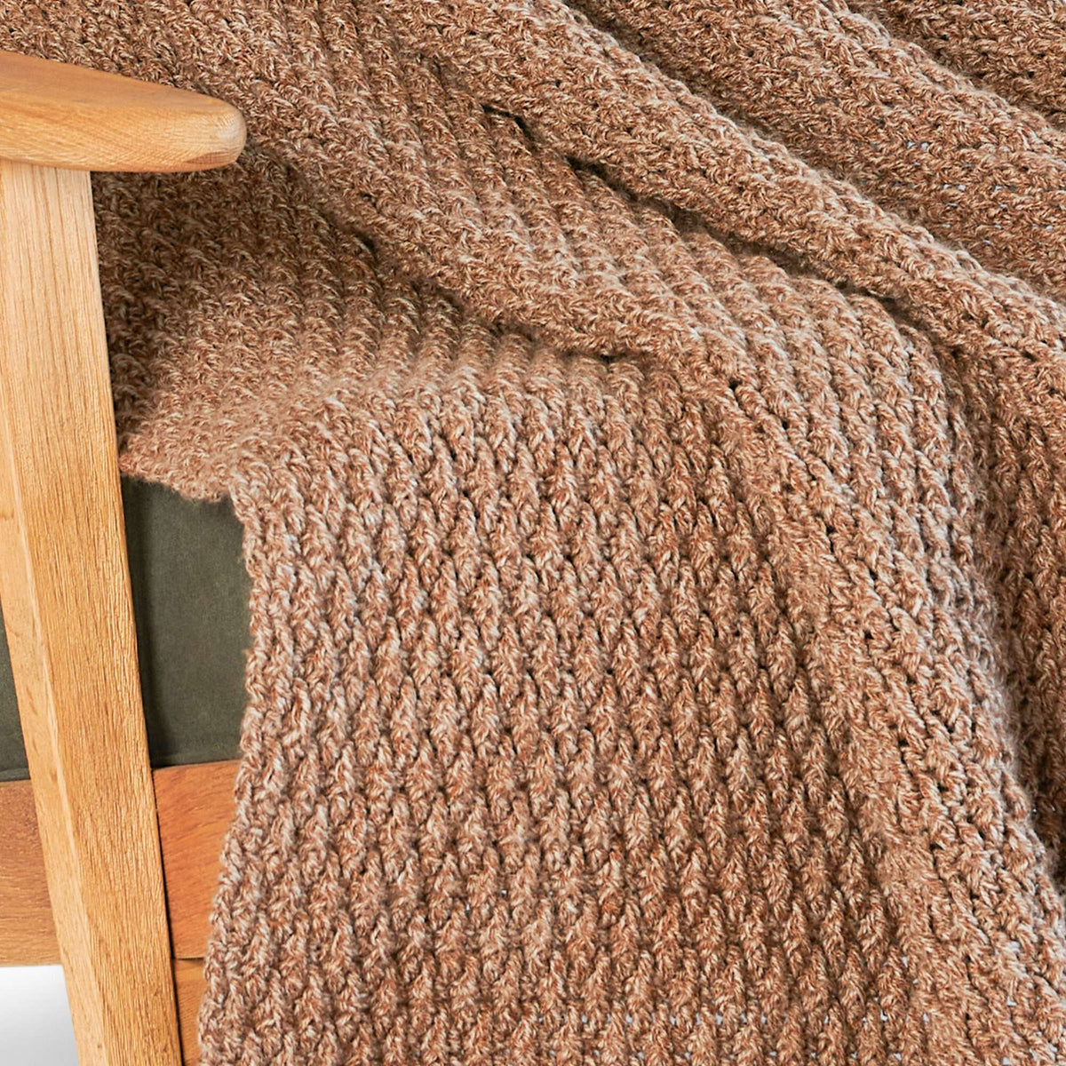 Crochet Blanket made in Caron Jumbo Yarn
