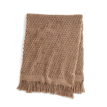Caron Alpine Stitch Crochet Blanket Crochet Blanket made in Caron Jumbo Yarn