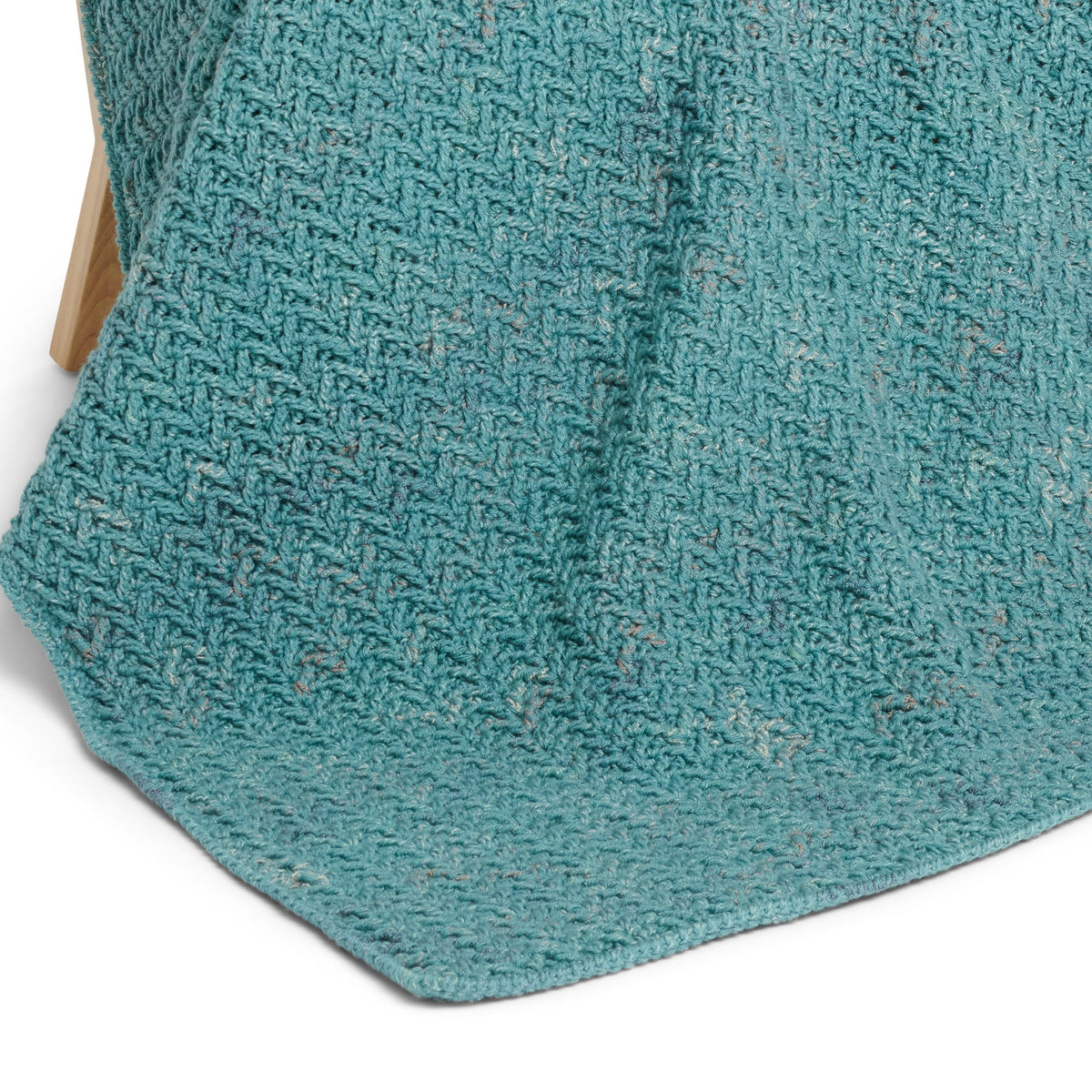 Crochet Blanket made in Caron Jumbo Twirl Yarn