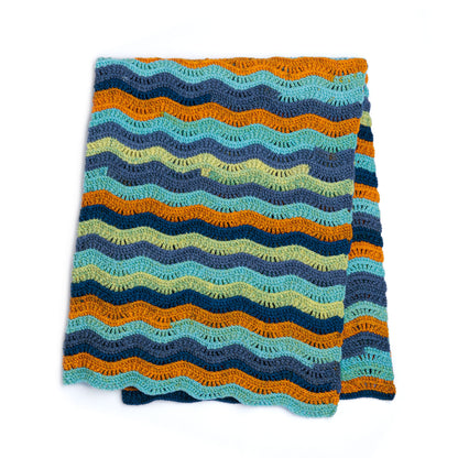 Caron Retro Ripple Crochet Blanket Caron Retro Ripple Crochet Blanket