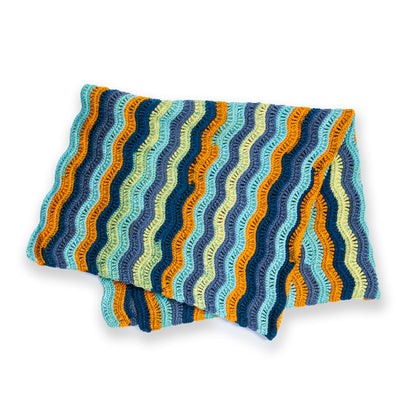 Caron Retro Ripple Crochet Blanket Caron Retro Ripple Crochet Blanket
