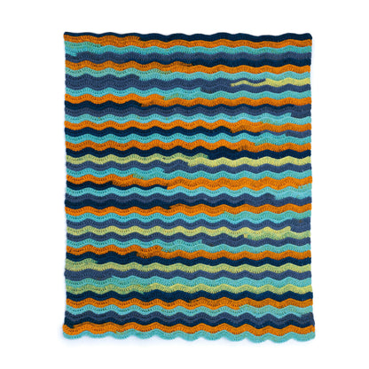 Caron Retro Ripple Crochet Blanket Caron Retro Ripple Crochet Blanket