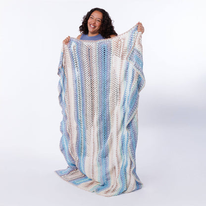 Caron Crochet Summer Lace Throw Crochet Summer Lace Throw made using Caron yarn
